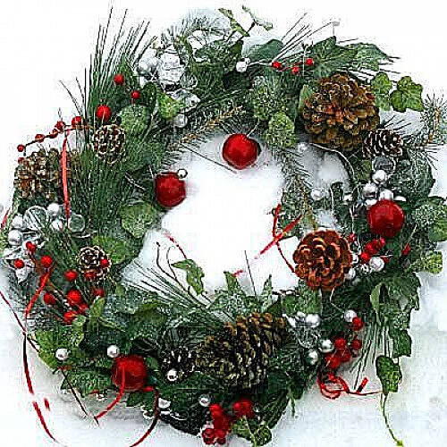 ADVENTSKRANZ binden & schmücken