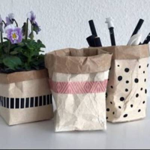 Kreativ-Treff mit Bine - Utensilos aus Getränkekartons