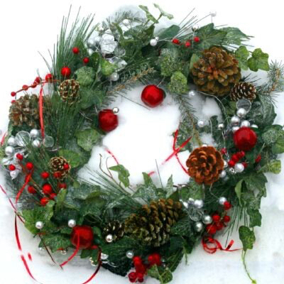 ADVENTSKRANZ binden & schmücken